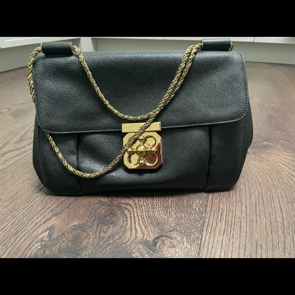 Chloe Eloise black lambskin bag